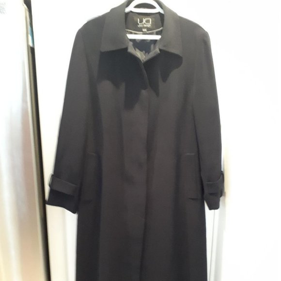 UTEX DESIGN BEAUTIFUL NAVY BLUE TRENCH COAT.....LIKE NEW, EXCELLENT CONDITION! - Picture 3 of 3